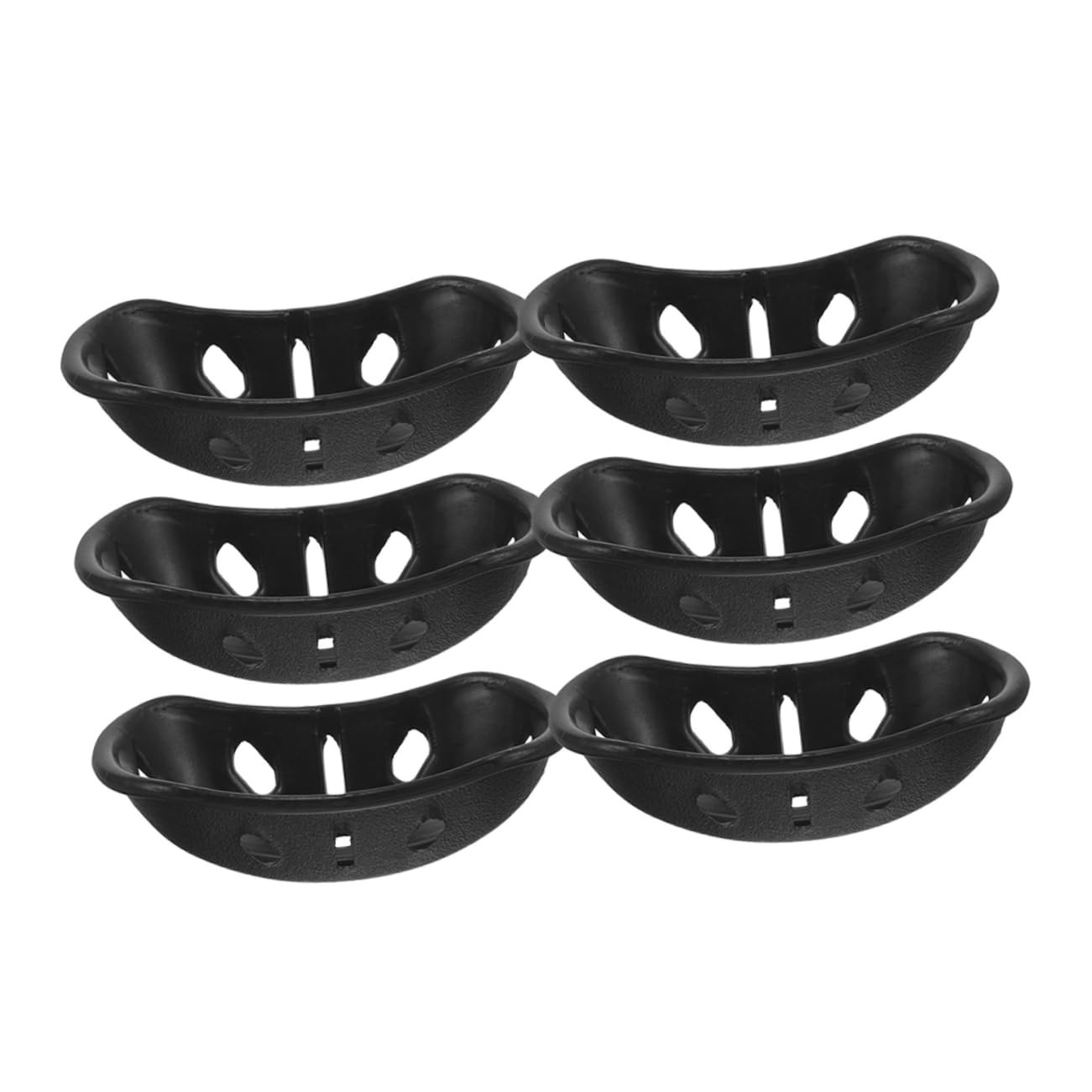 WOONEKY 6pcs Helmet Chin Guards Durable Protective Cushions for Motorcycles Electric Bikes Skating Comfortable Padding Modern Design for Enhanced Safety and Style