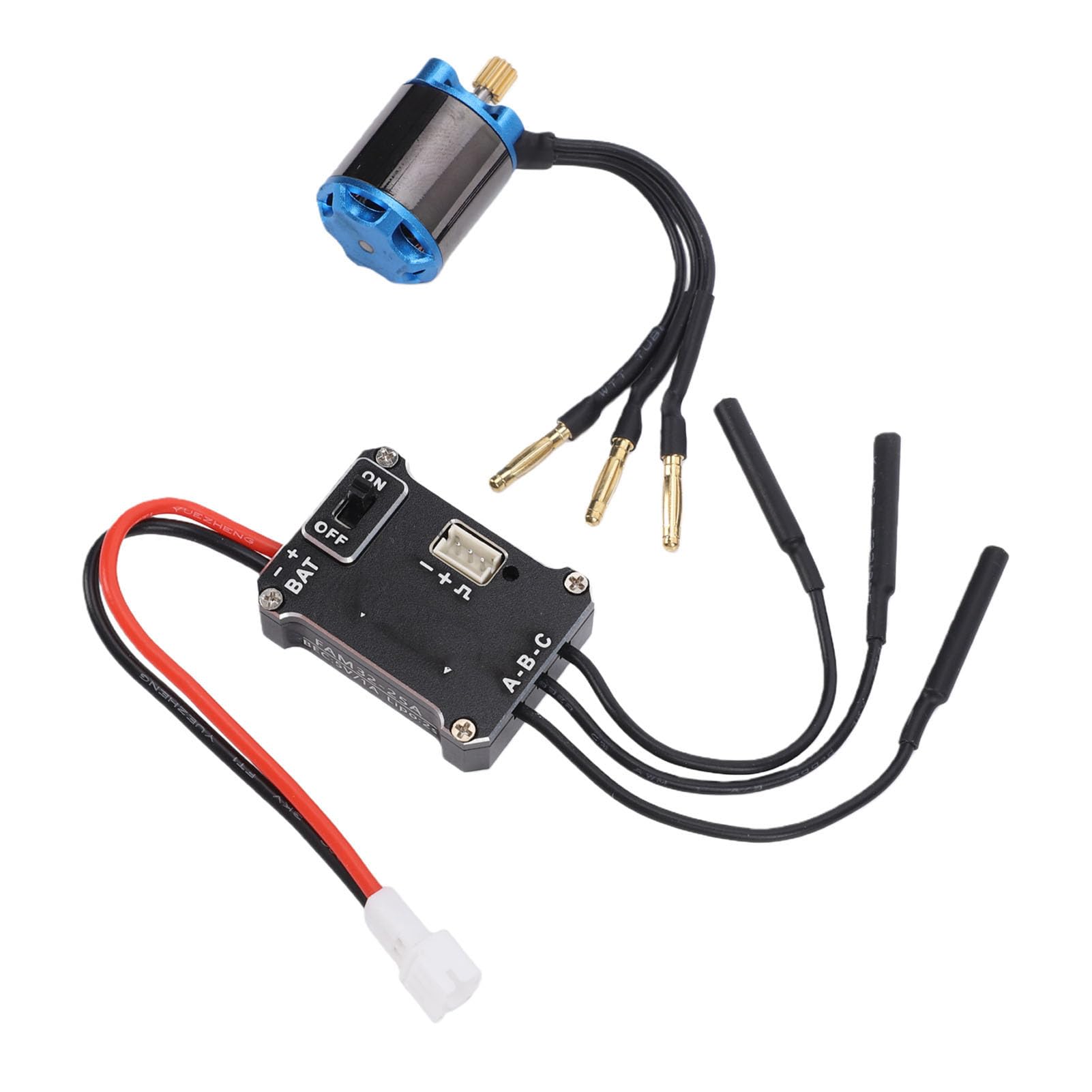 Bewinner Zestaw Silnika Bezszczotkowego RC, 5000KV z Regulatorem 25A, do