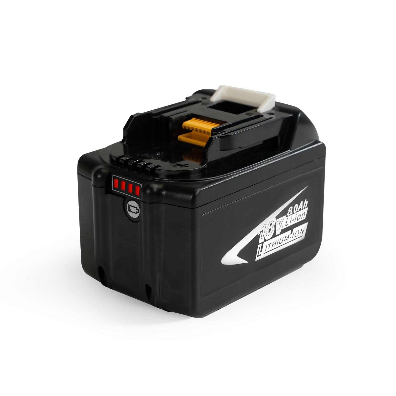2x 18V 800mAh/8.0Ah Li-ion vervangende accu's voor accu BL1850B BL1830 BL1850 BL1860 BL1830B BL1860B BL1840 BL1820 BL1845 BL1835 BL1815 LXT-400 met LED-indicator