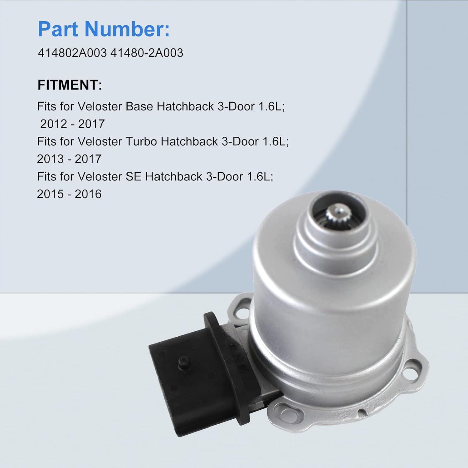 New Automatic Transmission Clutch Actuator Motor 414802A003 41480-2A003 Fits for 2012-2017 Veloster 1.6L Clutch Motor Aftermarket Parts, With 3 Month Warranty