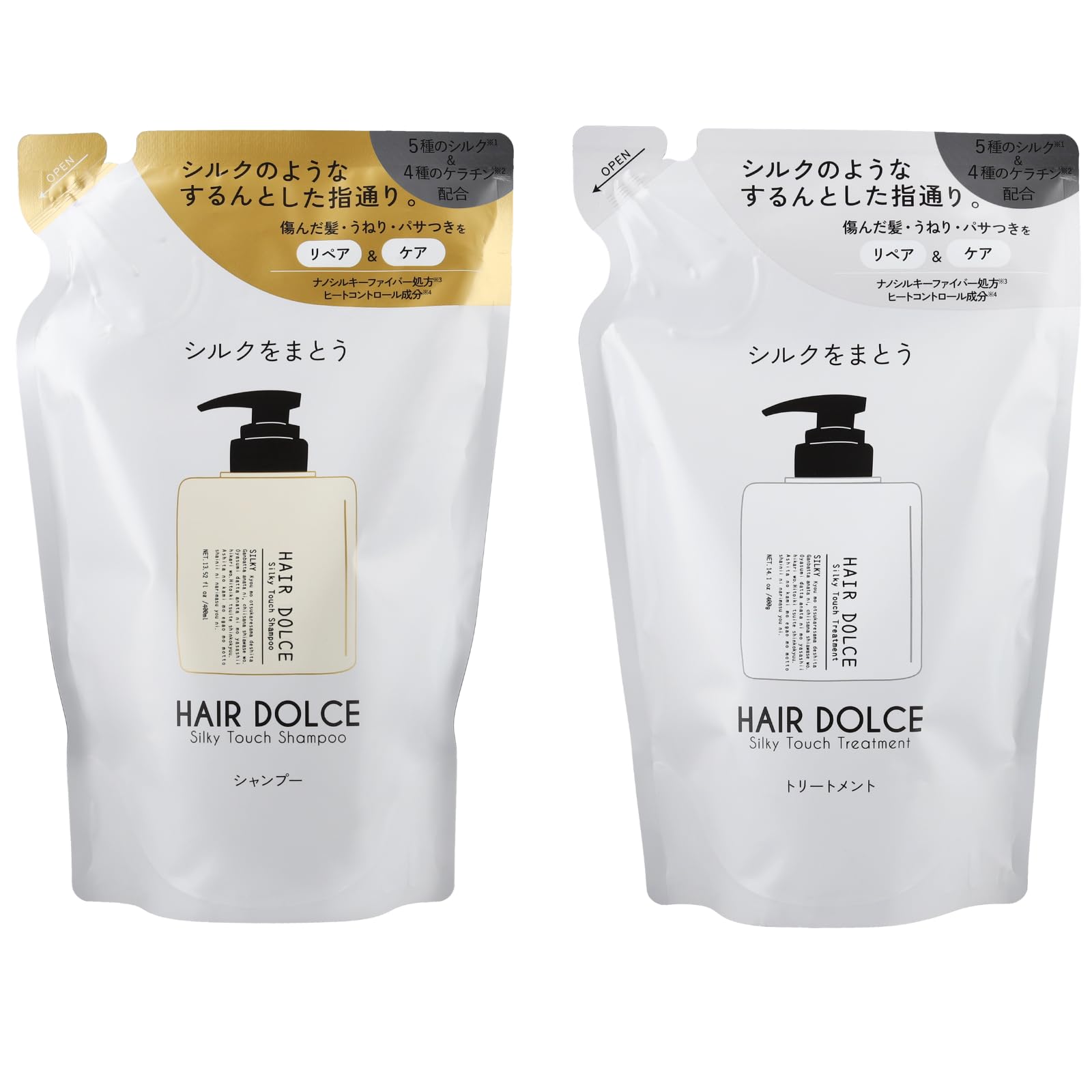 Amazon | HAIR DOLCE ヘアドルチェ シルキータッチシャンプー