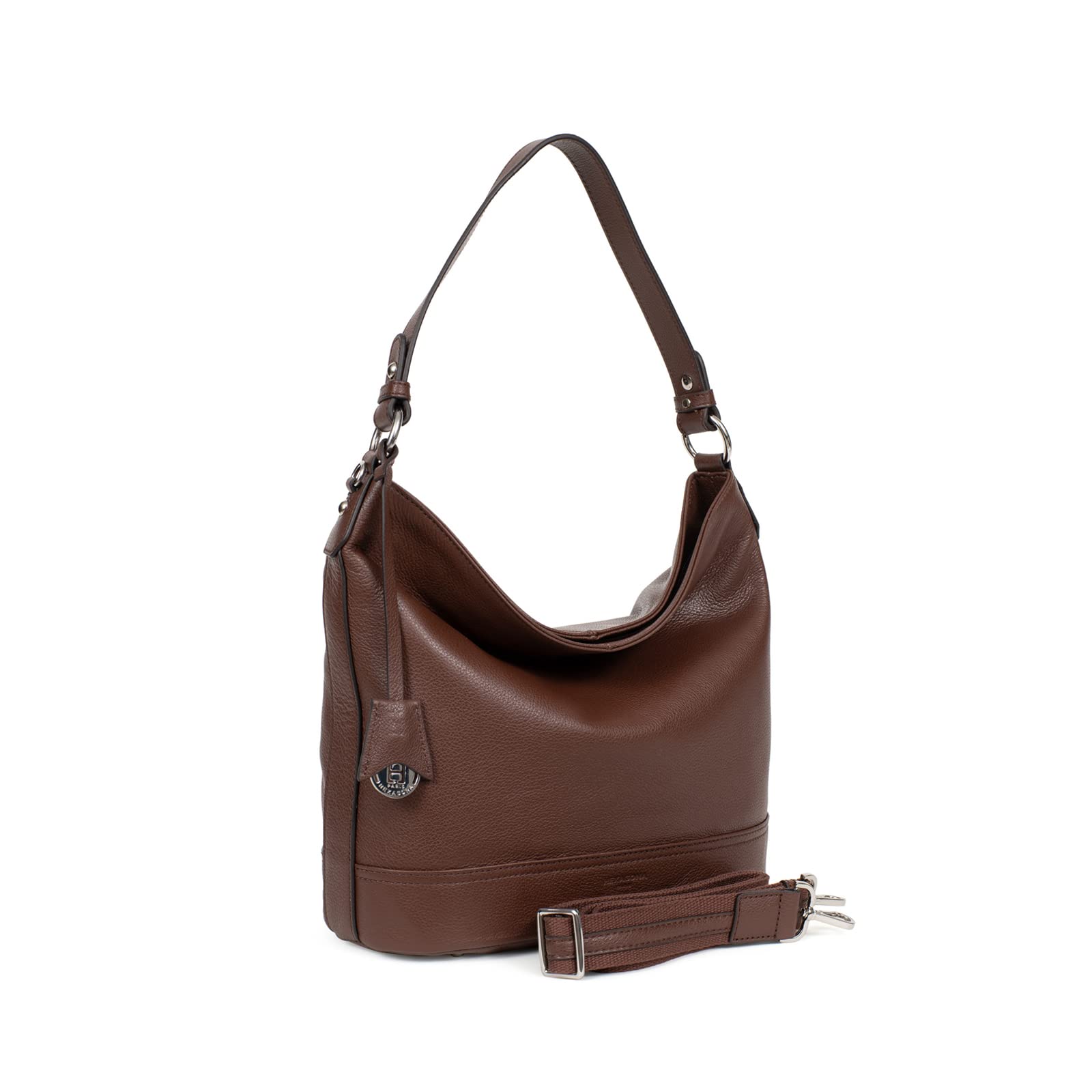Hexagona Compagnon De Voyage 1 Volet Cuir Taupe – Porte Passeport, Carte Grise, Chéquier, CNI, Permis, Cartes Bancaires, Collection Confort