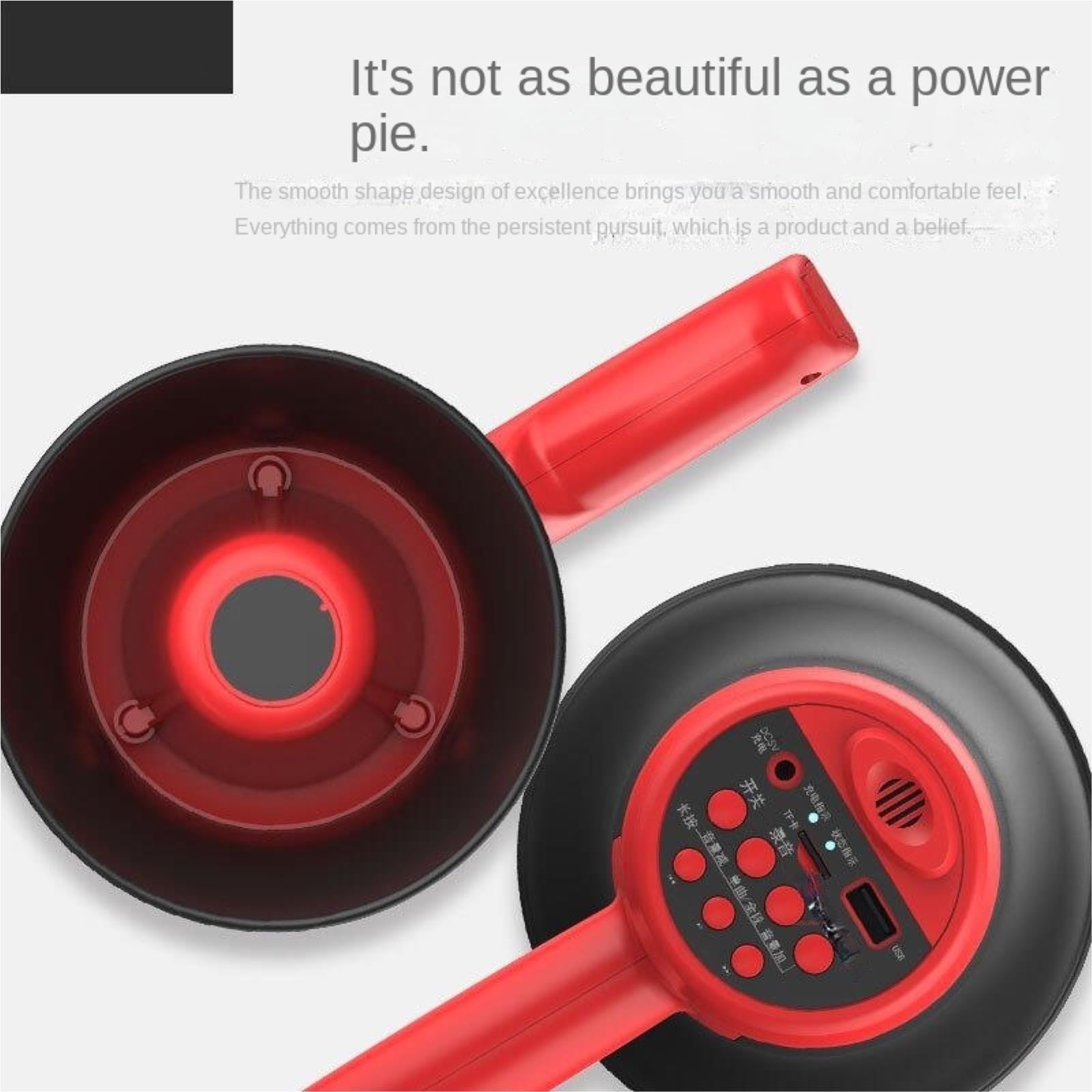 Megáfono Amplificador De Altavoz Mano Recargable Adecuado For Exteriores Megafono Altavoz