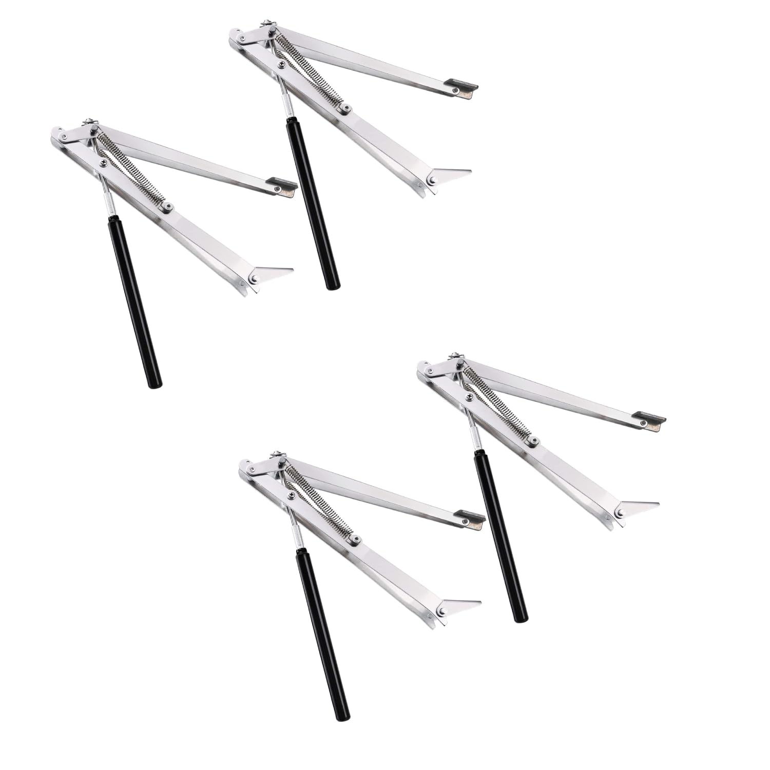 Randaco 4 Stück Fensteröffner für Gewächshaus Gartenhäuser Temperaturgesteuert Hubkraft 14 kg, Gewächshaus Fensterheber, Hubhöhe 45 cm