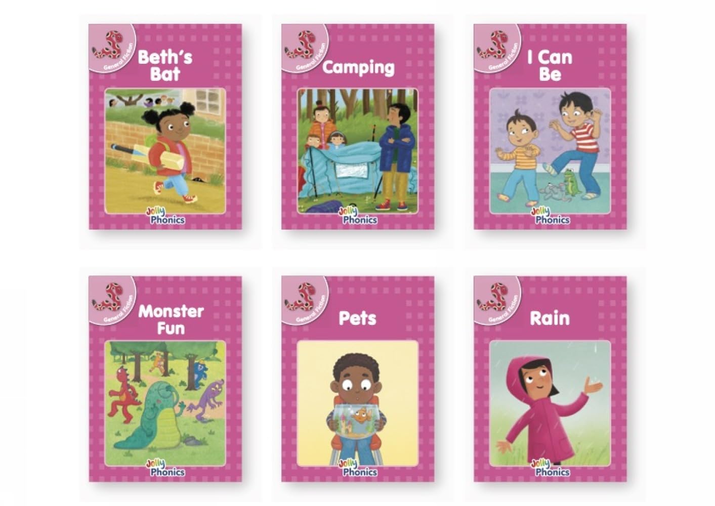 Jolly Phonics Pink Readers General Fiction by Sara Wernham (Paperback Book)