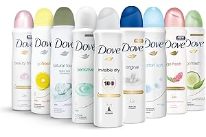 Pack of 10 Soft and Dry Deodorant Spray, 150 ml