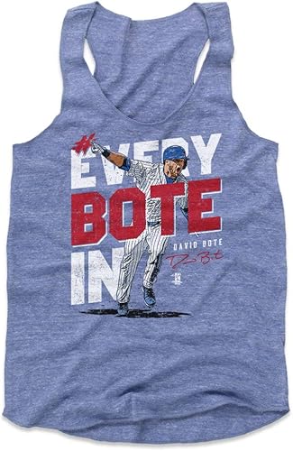 500 LEVEL David Bote - Camiseta sin mangas para mujer, ropa de béisbol de Chicago para mujer, David Bote Walk-Off Grand Slam