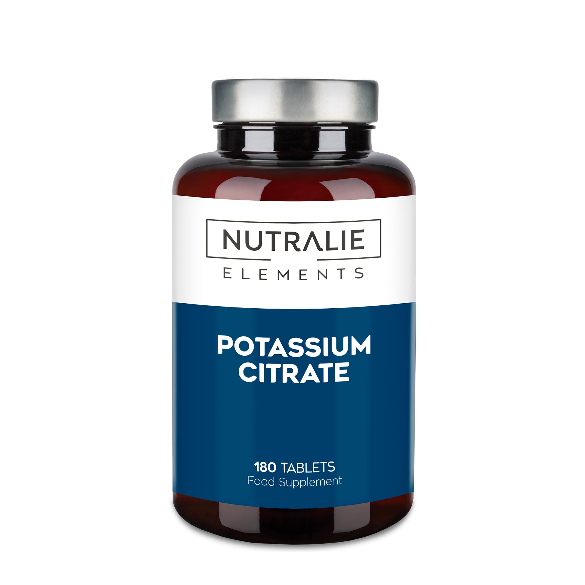 Potassium - Potassium Citrate 2880mg - 180 Tablets - PotassiumElement +1000mg - PotassiumCitrate 180 Tablets Nutralie