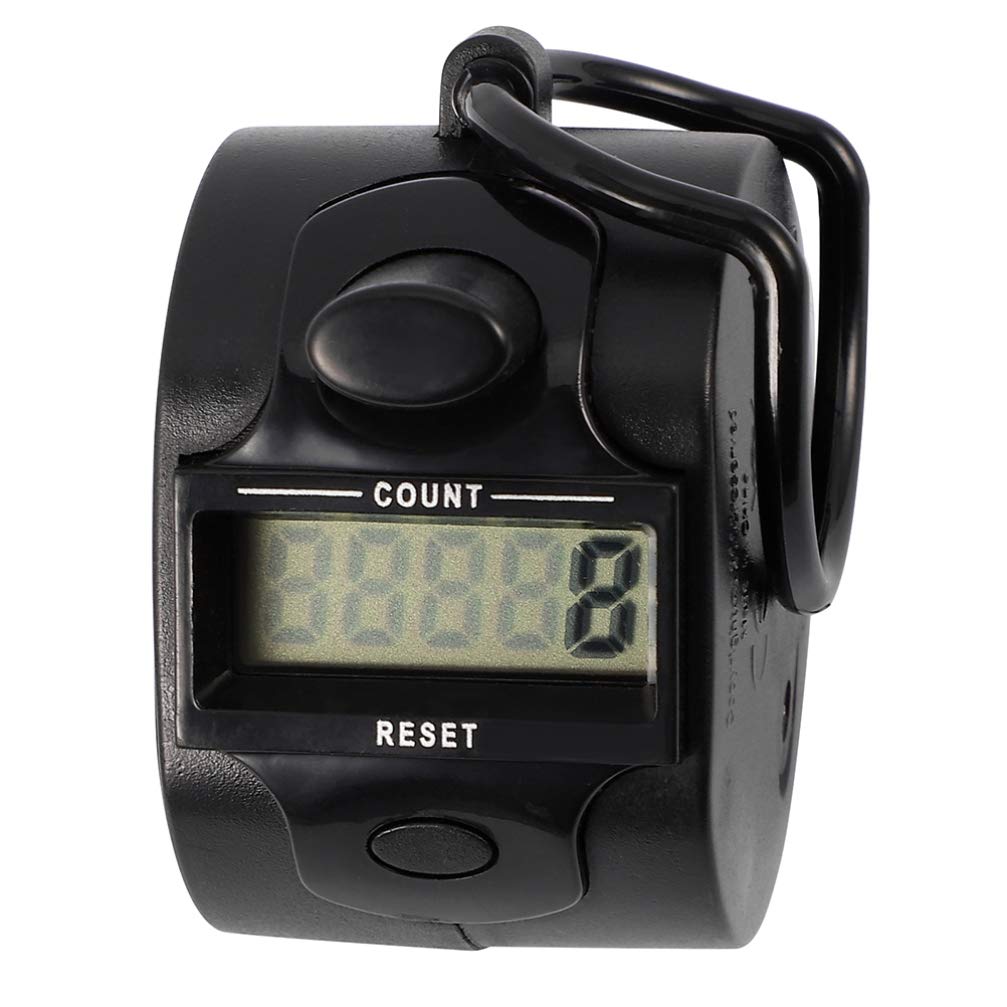 BESPORTBLE 2pcs Electronic Counter Clicker Manual Digital Handheld Tally Counters Random Color