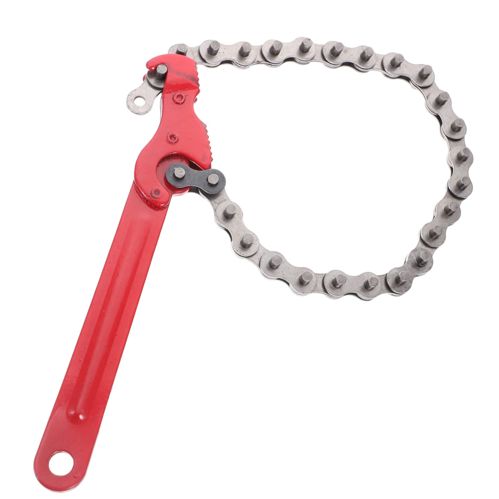 DIYEAH Chain Wrench Adjustable Oil Filter Wrench Ergonomic Design Fitting Tool for Motorcycles and Vehicles Compact and Anti-slip Spanner Easy to Use