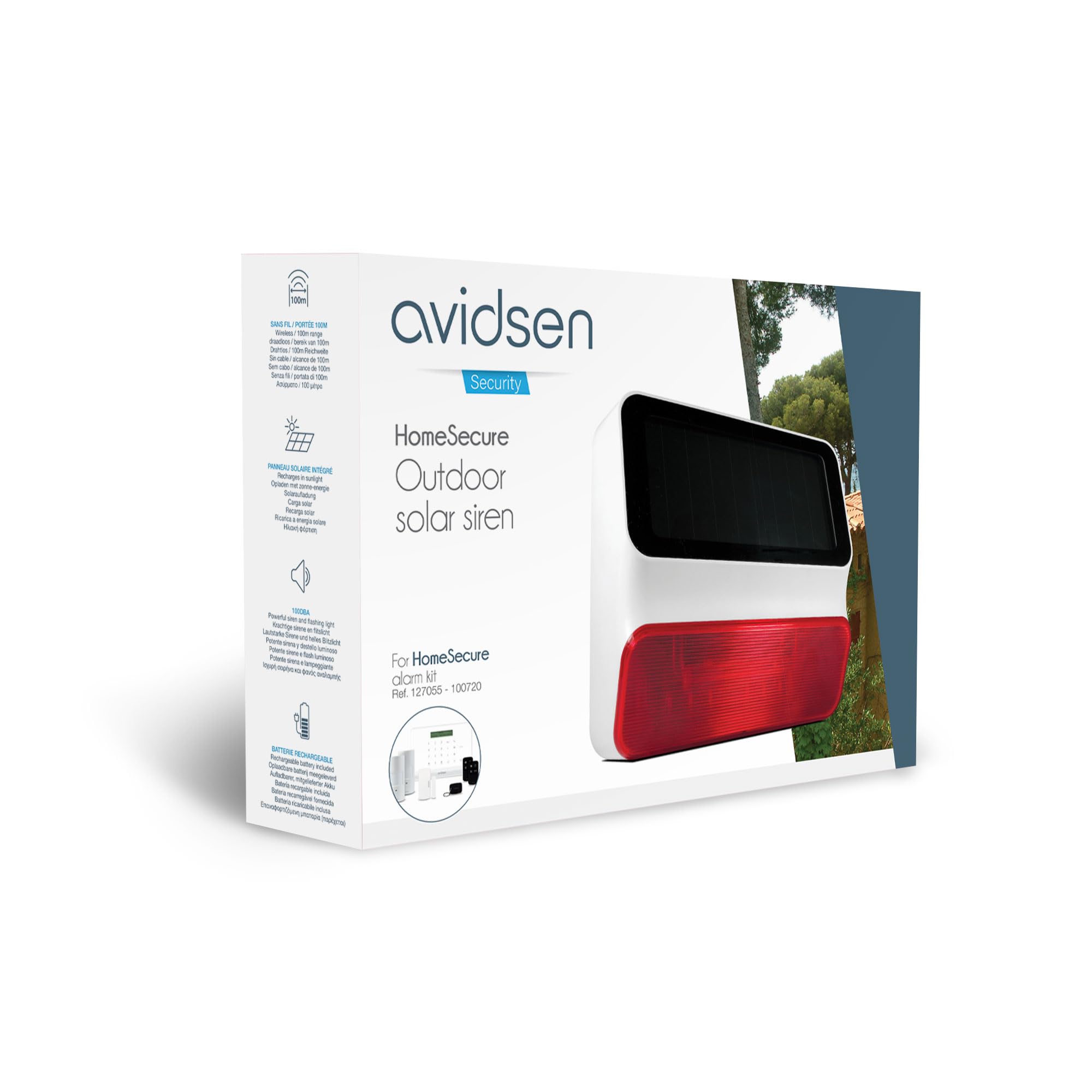 Avidsen 100728 Sirena Solare Skydda