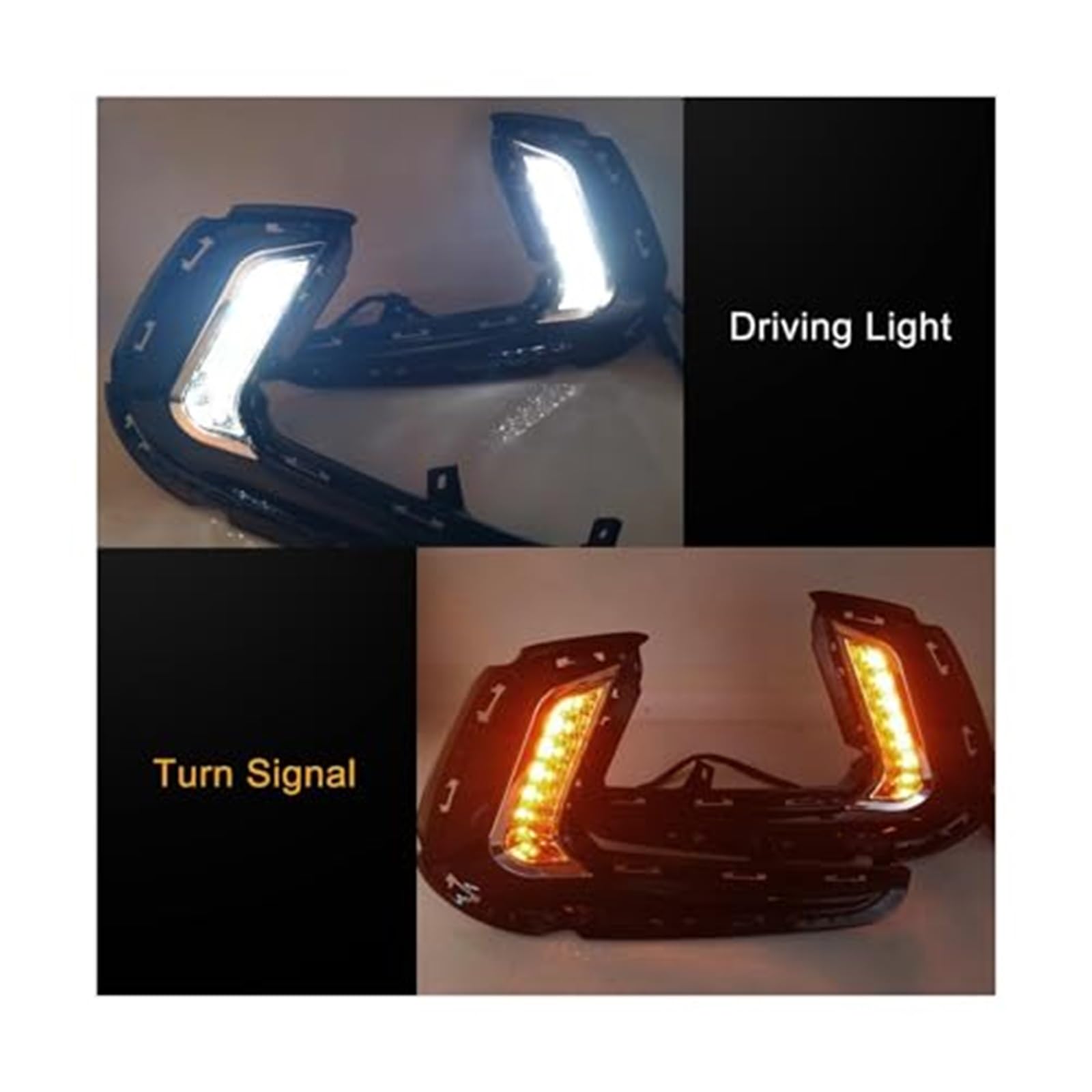 Dla Hyundai, dla, dla Elantra, 2016 2017 2018 światła przeciwmgielne LED DRL lampa przeciwmgielna reflektory przedniego zderzaka do jazdy dziennej kierunkowskaz wodoodporny Światło kierunkowsk