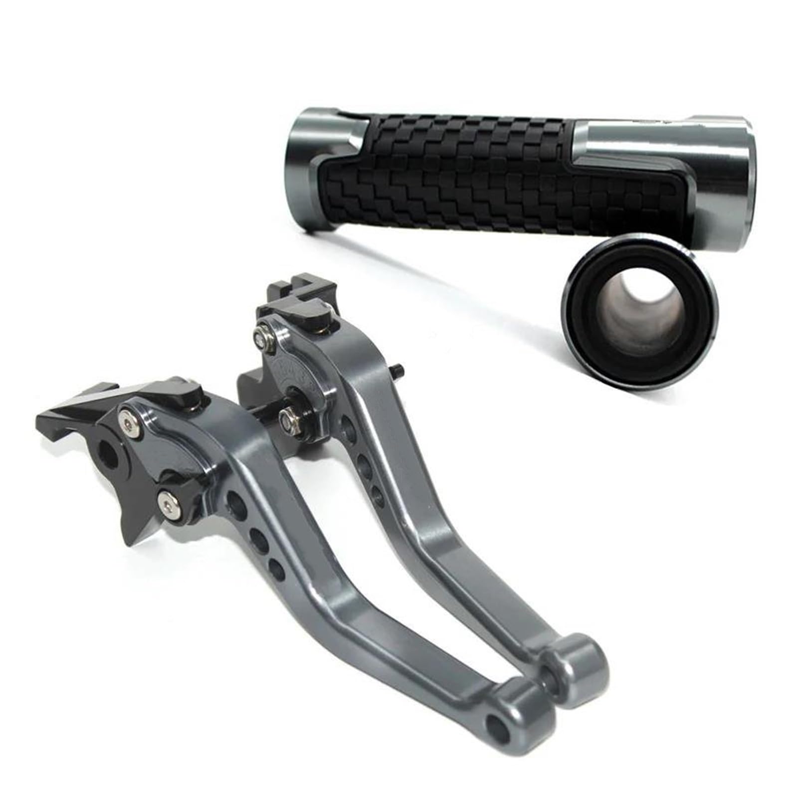 Usqbuzhhk Titanium-A Brake Clutch Lever Motorcycle Brake Clutch Levers Adjustable For Yzf-R6 Yzf R6 Yzfr6 2005-2016(Titanium-A)