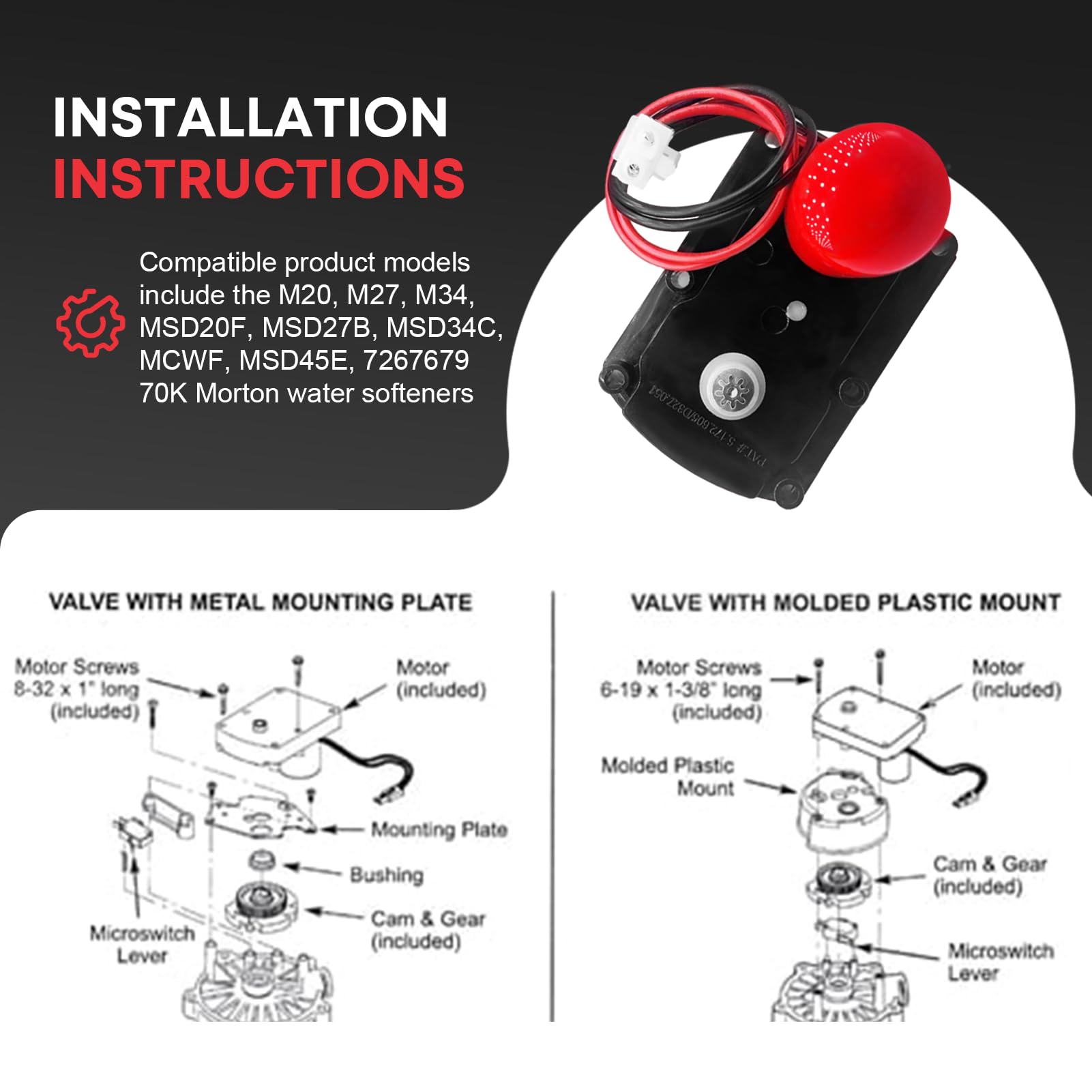 Tesidol 7286039 WS26X10021 7281291 7384691 Water Softener Valve  