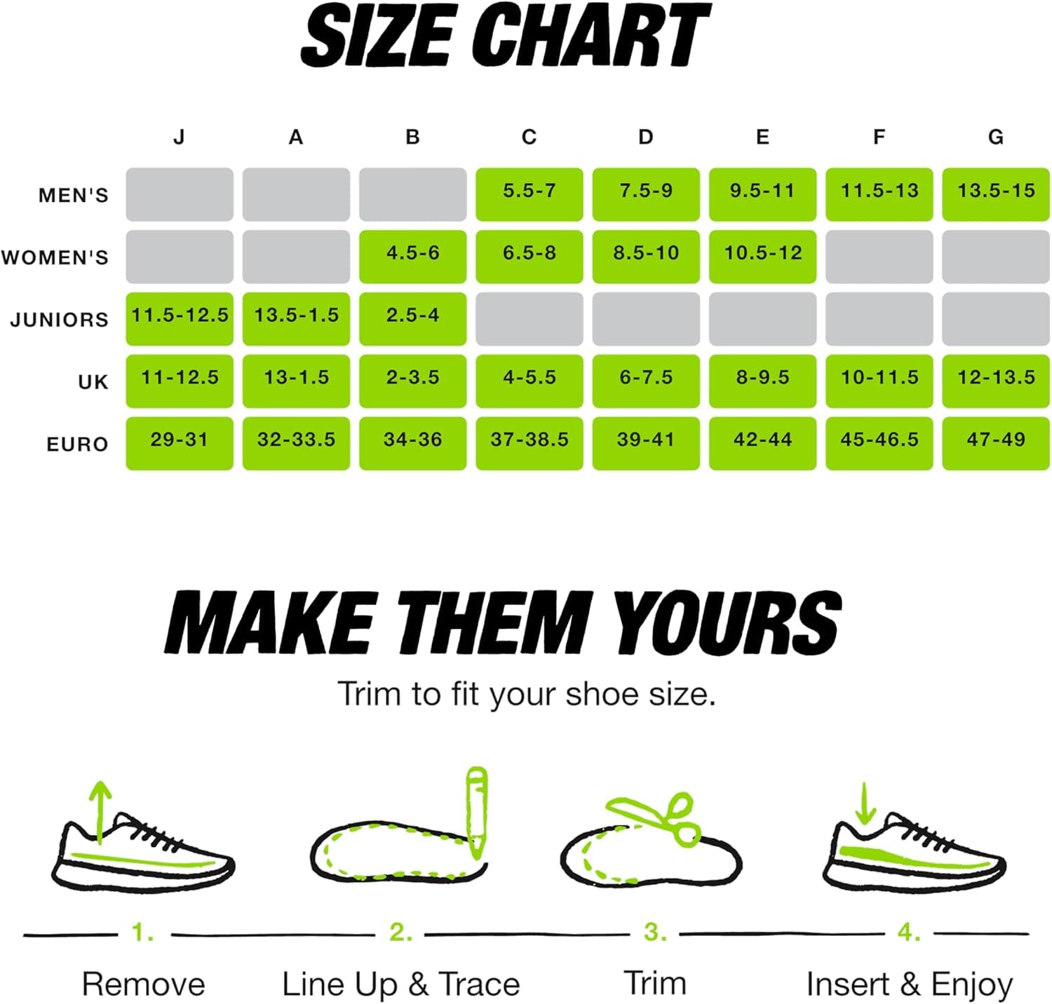 TIstm Semelles intérieures de surpronation - Inserts de chaussures pour