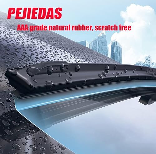 Miniatura 4 de Limpiaparabrisas delantero, para Mercedes-Benz C300 2015-2021C43 AMG 2017-2022GLC 300 2016-2021, estilo original (22 + 22 pulgadas, limpiaparabrisas