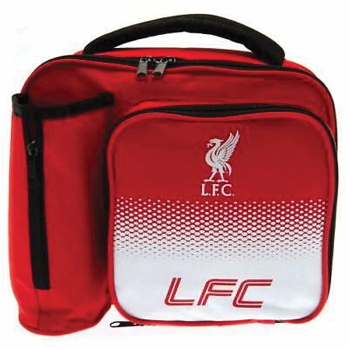 Liverpool Football Club Official Fade School Lunch Bag Box With Bottle Holder