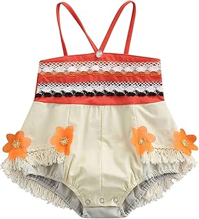 Baby Girl Moana Fancy Dress Romper Sister Matching Ruffle Lace Outfits Costume - Buy now