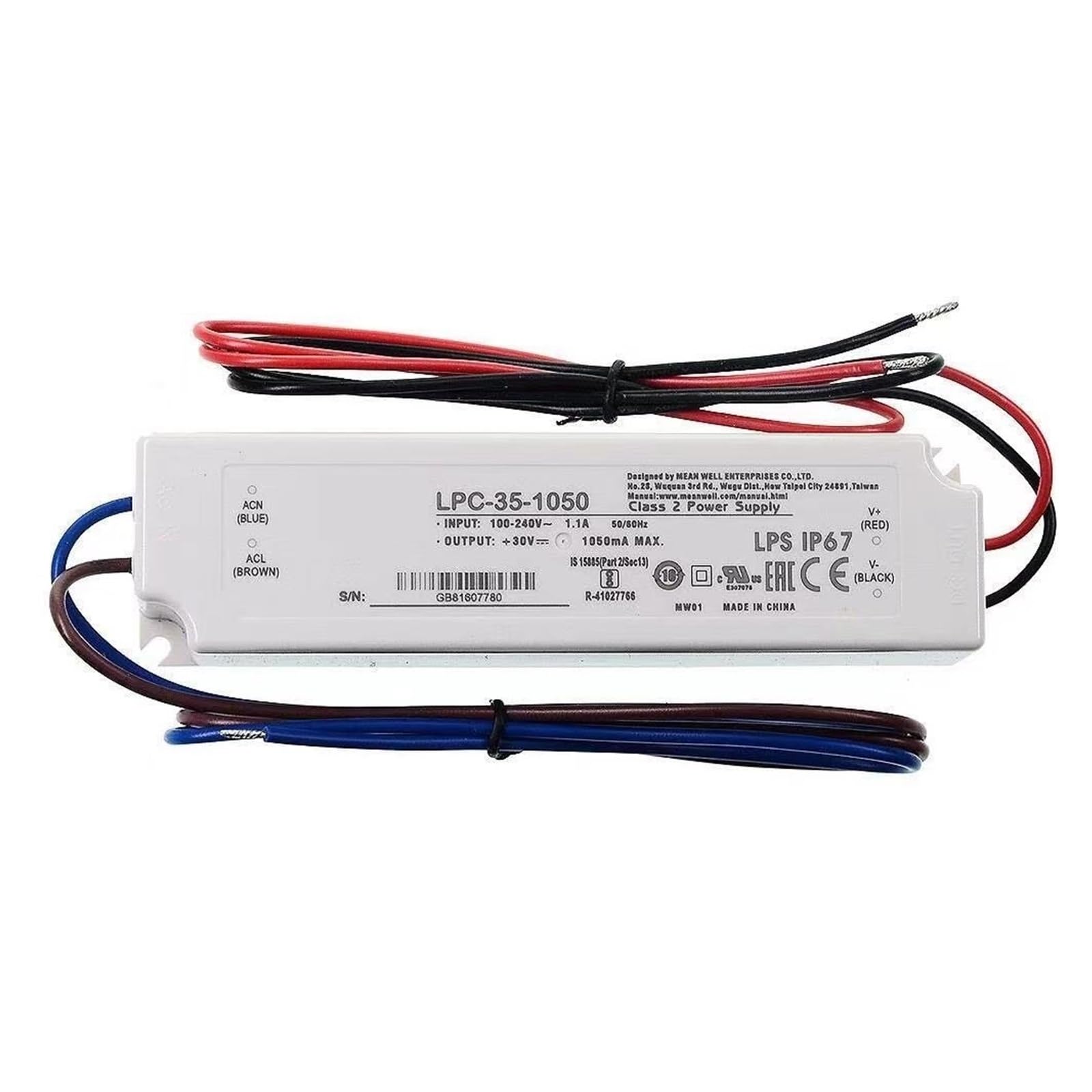 BALYDLUL 35W Single Output Switching Power Supply LPC-35-700 | 700mA LPC-35-1050 | 1050mA LPC-35-1400 | 1400mA(LPC-35-700)