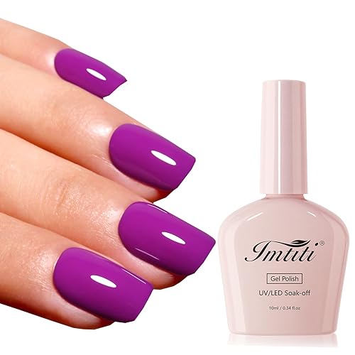 Miniatura 36 de Imtiti - Esmalte de uñas de gel blanco lechoso, esmalte de uñas de gel nude transparente blanco para uñas, esmalte de gel blanco translúcido UV/LED