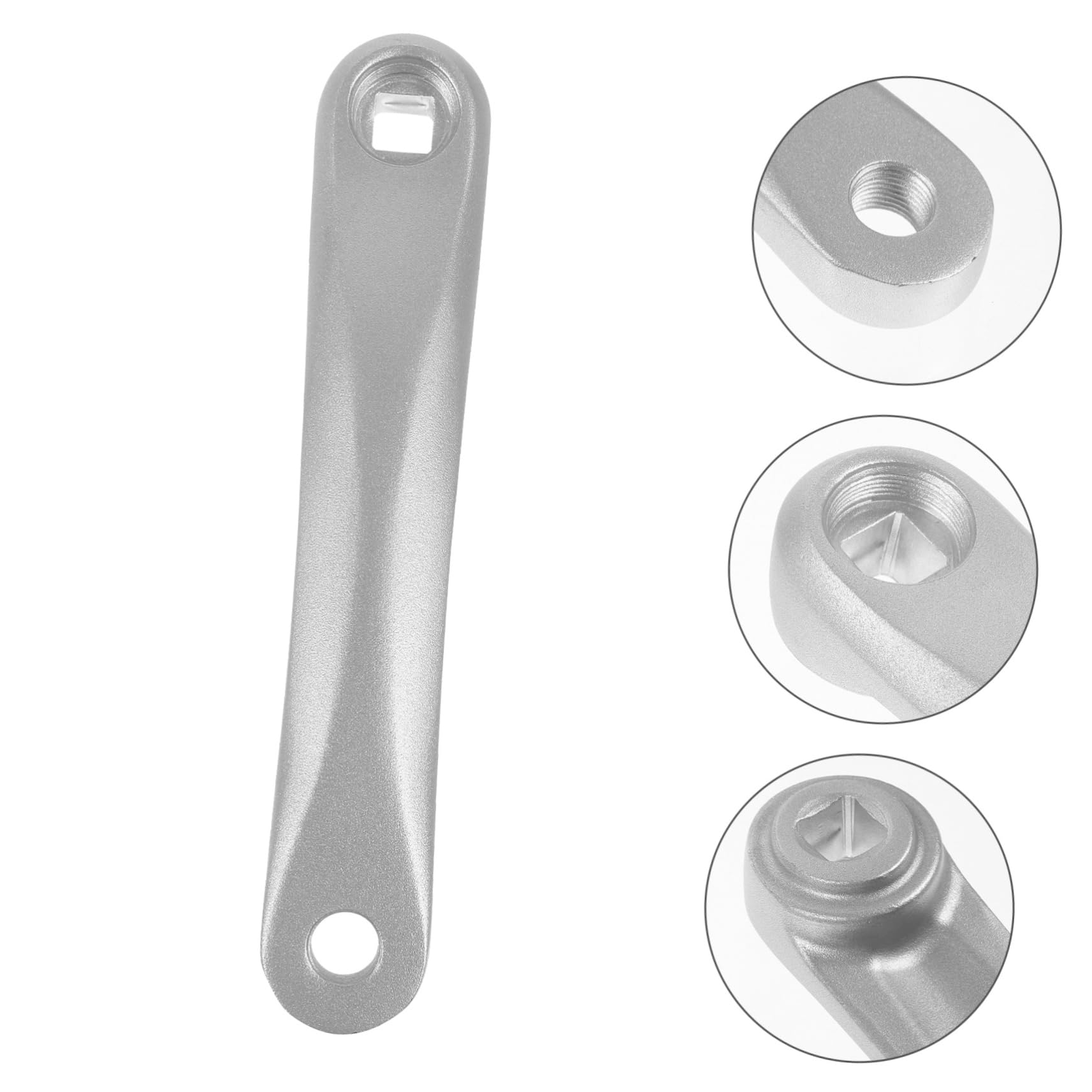Toddmomy Manovella in Bicicletta in Tutto-Alluminio Riparazione Parti Attrezzo a Manovella Adatto Sostituzione Attrezzo Estrattore Manovella Strada Argento Lega di Alluminio