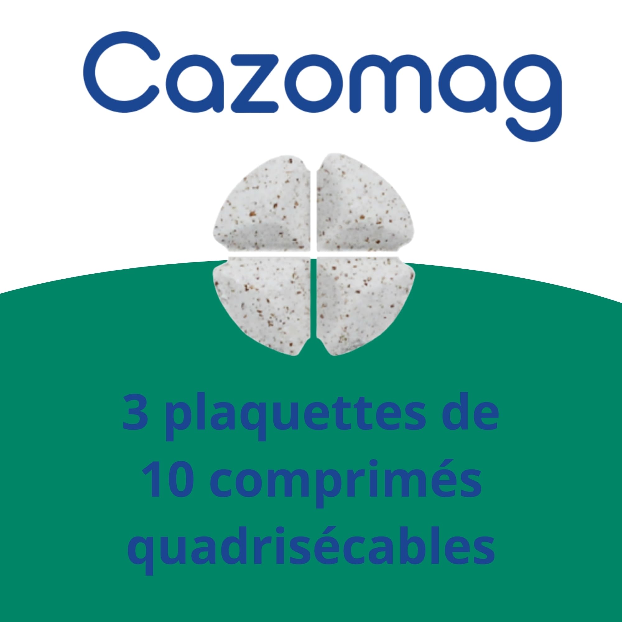 Cazomag 450 - Aliment complémentaire apaisant Chien & Chat - Ingrédients Naturels pour Favoriser Le Calme - Soutien en périodes Difficiles: Voyage, Bruit, Solitude - 30 comprimés appétents - Anidev