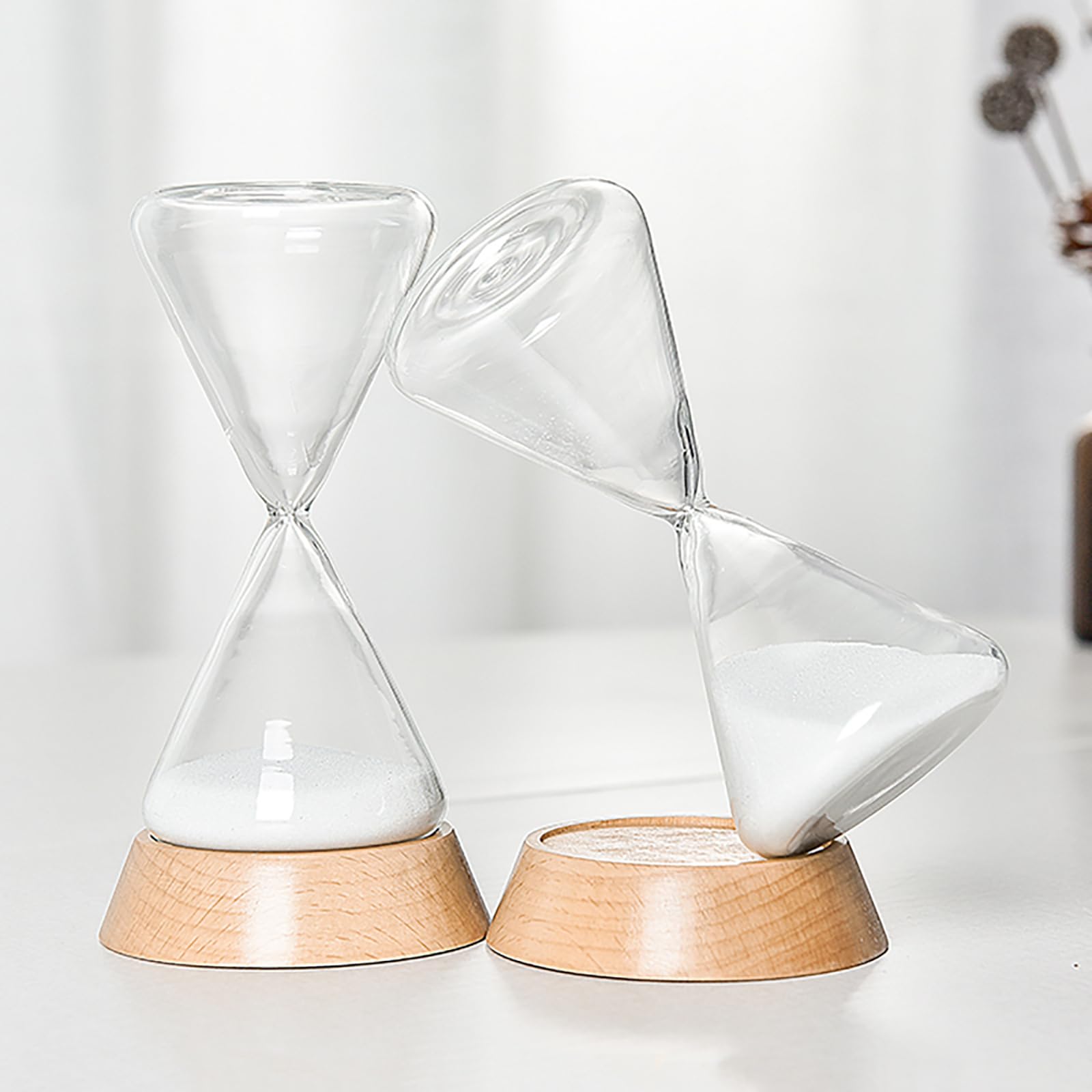 Sanduhr, Dekorative Sanduhr, Sanduhr, Deko-Sanduhr, Sanduhr-Timer mit Sockel, Zeitmanagement-Produktivitätstool – for den Schreibtisch im Homeoffice, 30 Minuten(30 Minutes)