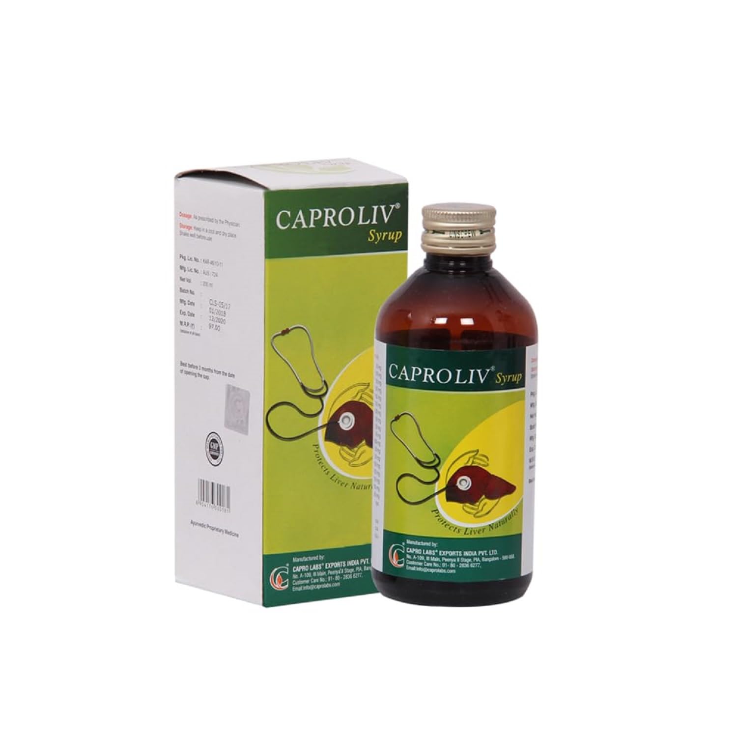 CAPROLIV SYRUP-200ML (PACK OF 3)