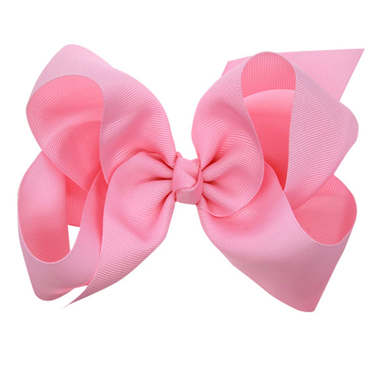 Hair Clips Boutique Hair Bows Alligator Clip for Women Girl Hairpin 6 Inch Large Cheer Bow Clip Handmade Bowknot Barrettes Hair Accessories TSFJ02 (Pink)