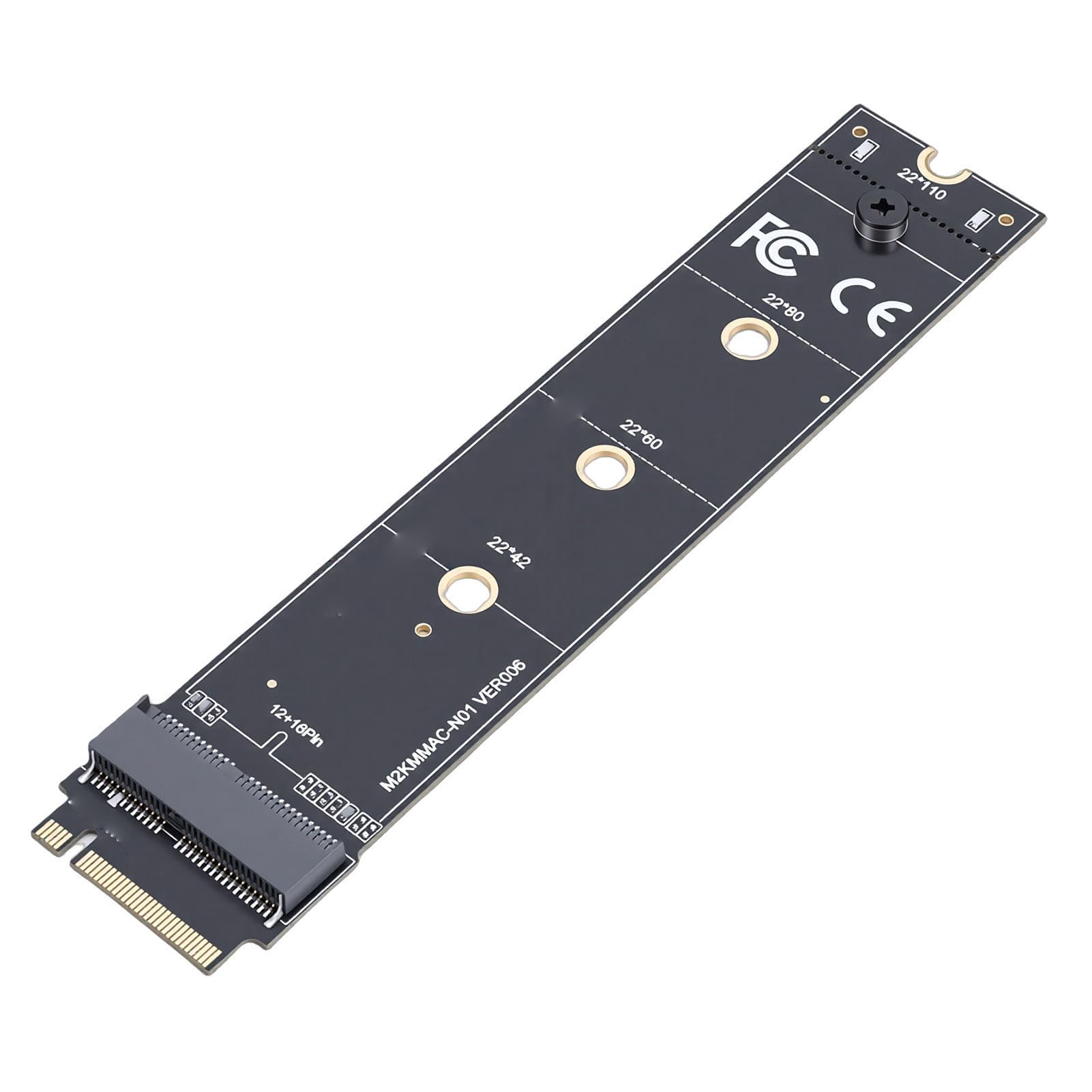 Adapter SSD na M.2 NVME, 12+16Pin SSD na płytę główną M.2 NVME -Key Convert Adapter Card Lata 2013 2014 2015 2016 2017