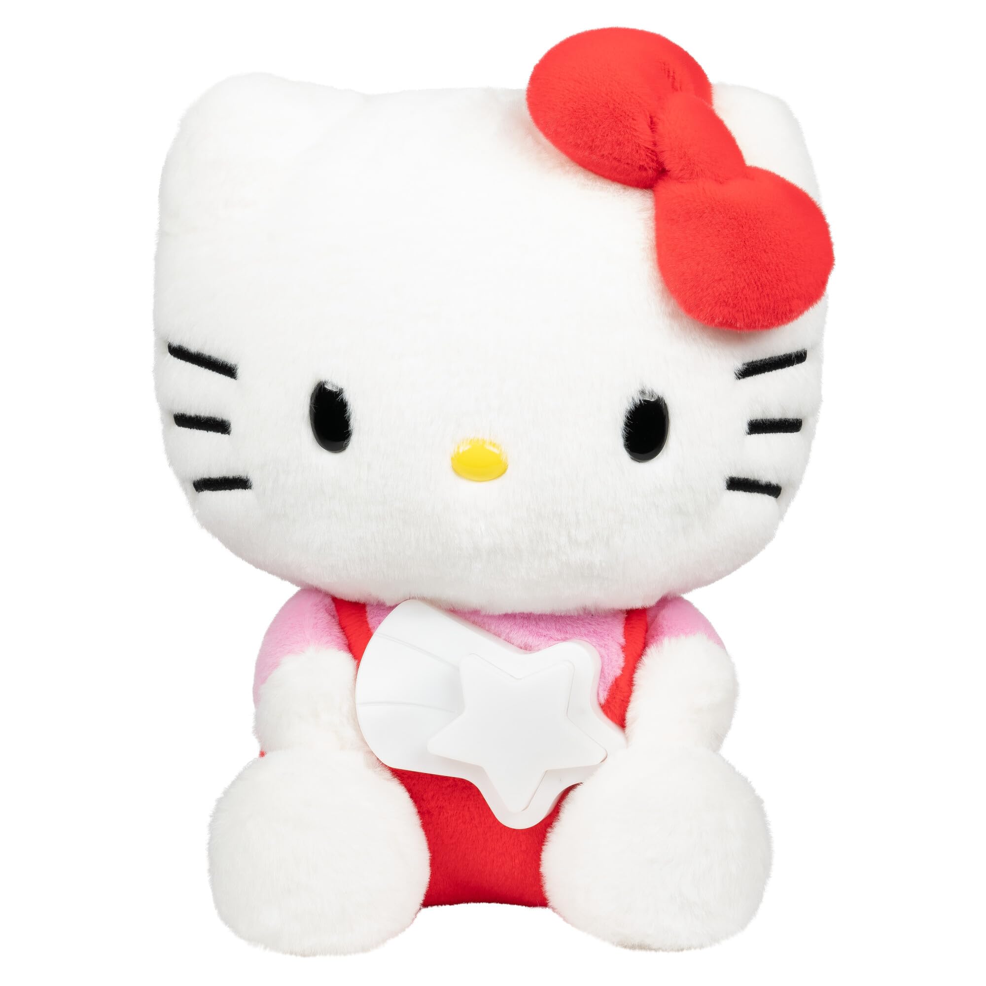 Hello Kitty and Friends - Hello Kitty 10-inch Illuminating Feature Plush - 5 Colors and Twinkle Sounds - Amazon Exclusive - Officially Licensed Sanrio Product from Jazwares - Ages 6+