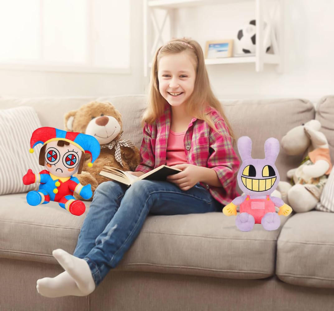 Amazon.co.jp: Hannahcos デジタルサーカスのぬいぐるみ、かわいい