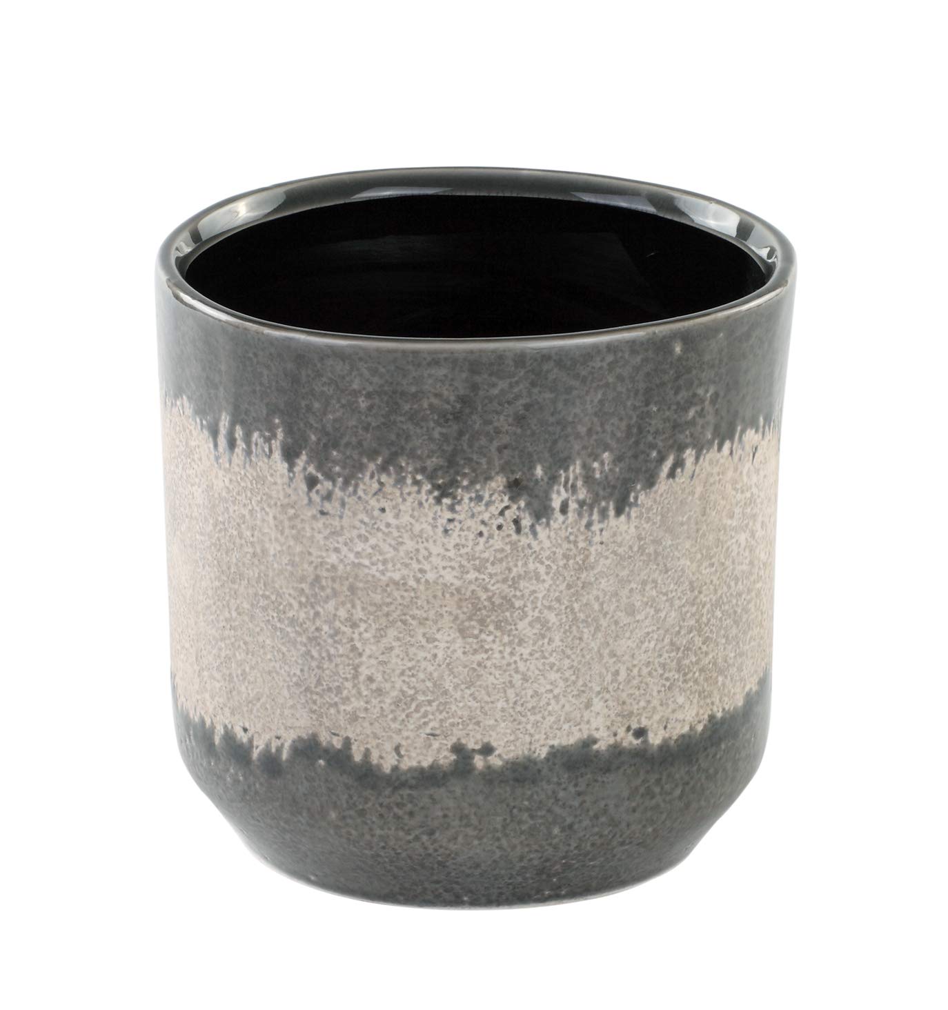 Napco22085 Two Tone Ball Planter/Cache Pot, Grey