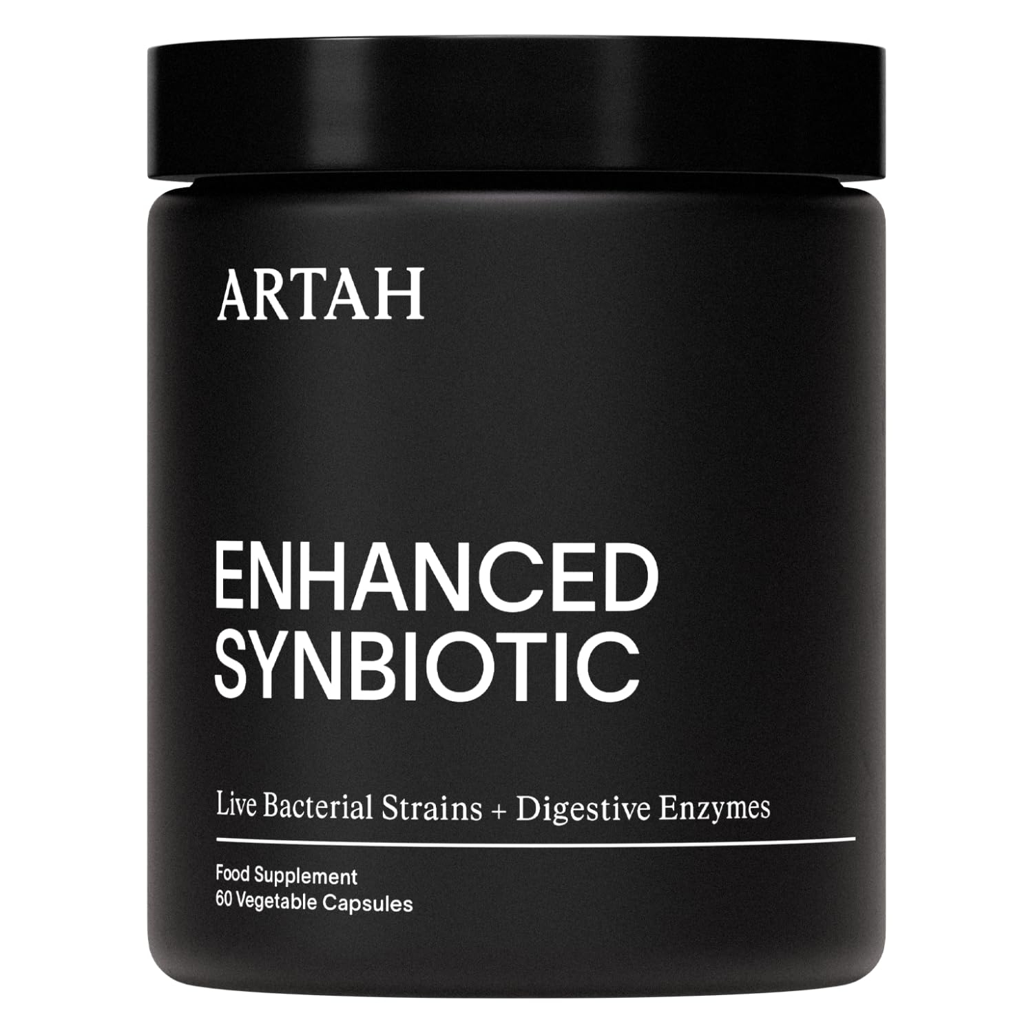 ARTAH Enhanced Synbiotic 21 Billion CFU Capsules, Unflavoured, 60 Count
