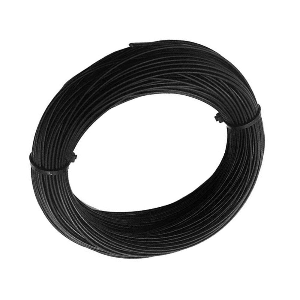 FOLUXING 33Ft Wire Rope Cable, Outdoor Light Guide Wire, 304 Stainless Steel, Vinyl Coated for