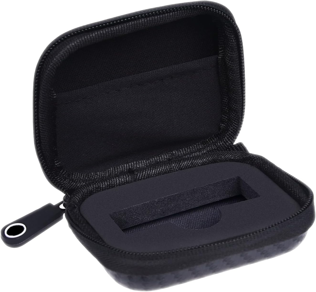Protective Travel/Storage Case for Ledger Nano S Bitcoin/Cryptocurrency Wallet - Durable Nylon Hardshell Case with Mesh Pocket (for USB cable) and Carabiner - High Grade Zipper - Lightweight