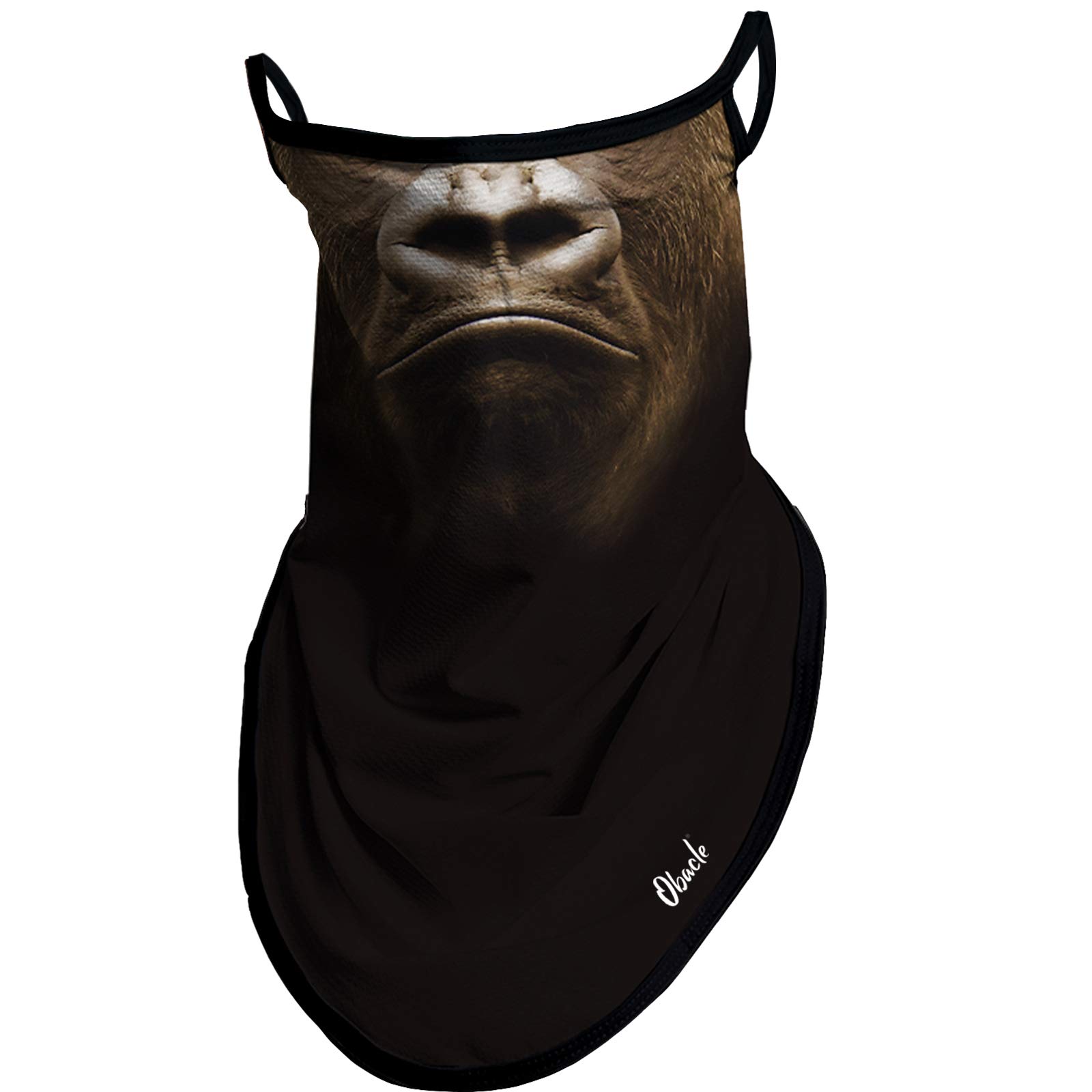 ObacleBandana Face Mask with Ear Loops Neck Gaiter Face Mask Scarf Face Cover for Men Women