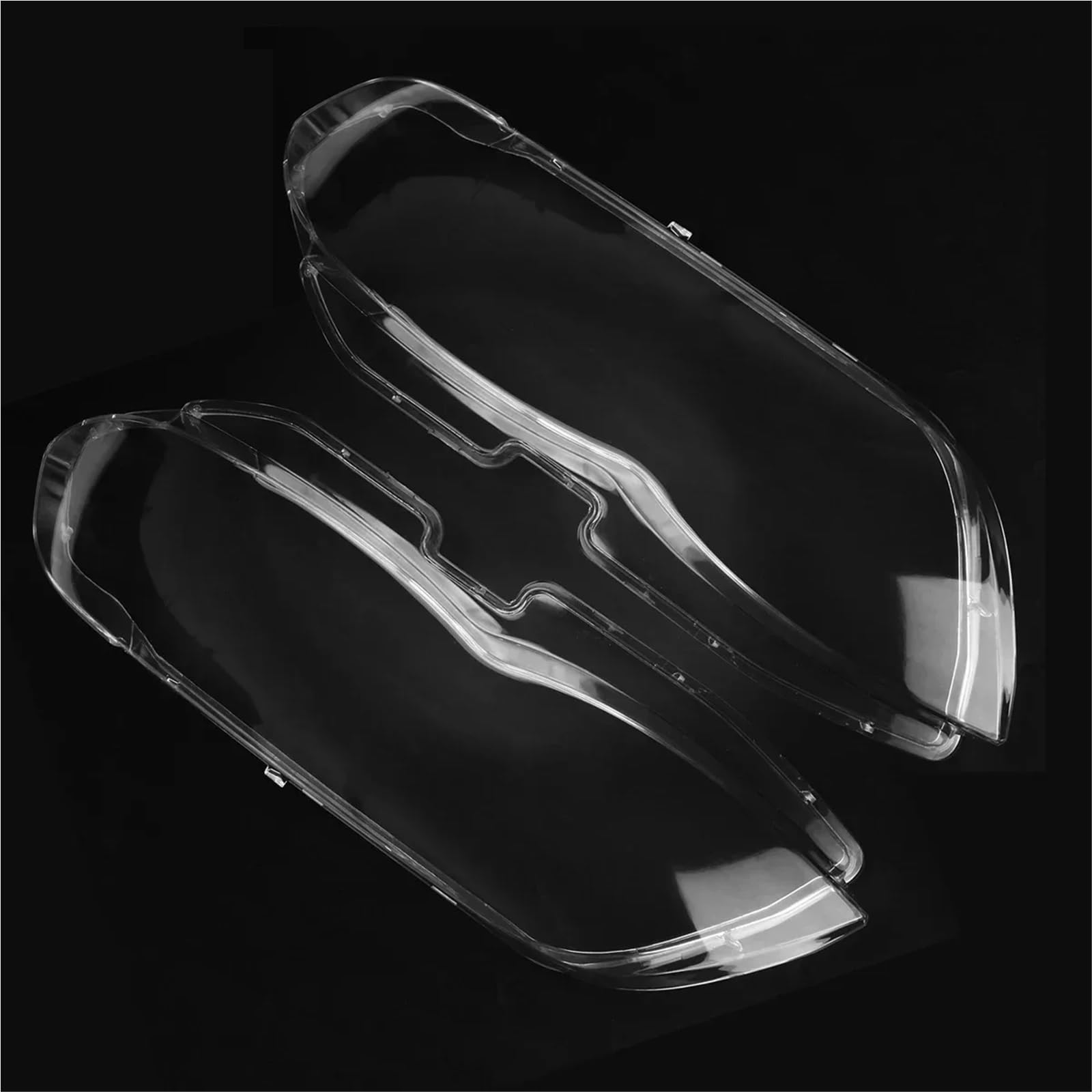 Couvercle de phare pour X5 E53 2004-2006 paire de coques transparentes gauche et droite - 7