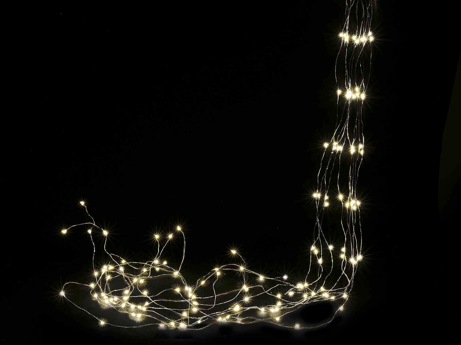 Gruppo Maruccia Luces de Navidad en cascada con 180 LED luces para interior y exterior color blanco cálido