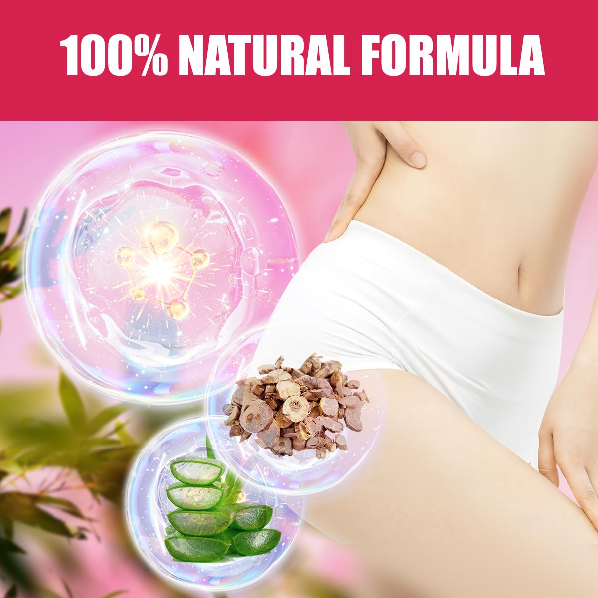 Instant Vaginal Tightening Gel - with Aloe Vera Extract and Apple Fruit Cell Extract - Experience a Fuller, Tighter Sensation - Trusted Formula for Immediate Results