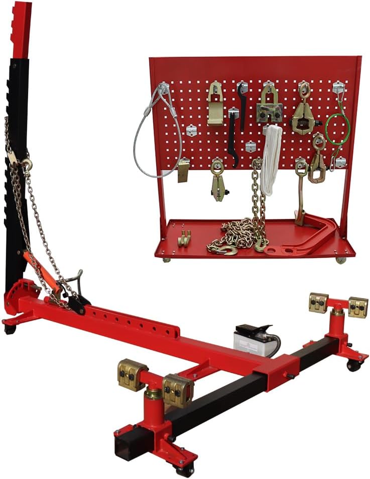 Car Frame Machine Auto Frame Corrector,Car Body Frame Puller Straightener Repair Car Body Restoration Tool 10Ton 98KN for Auto Body Frame Repair Characteristic 4409lbs/2000kg