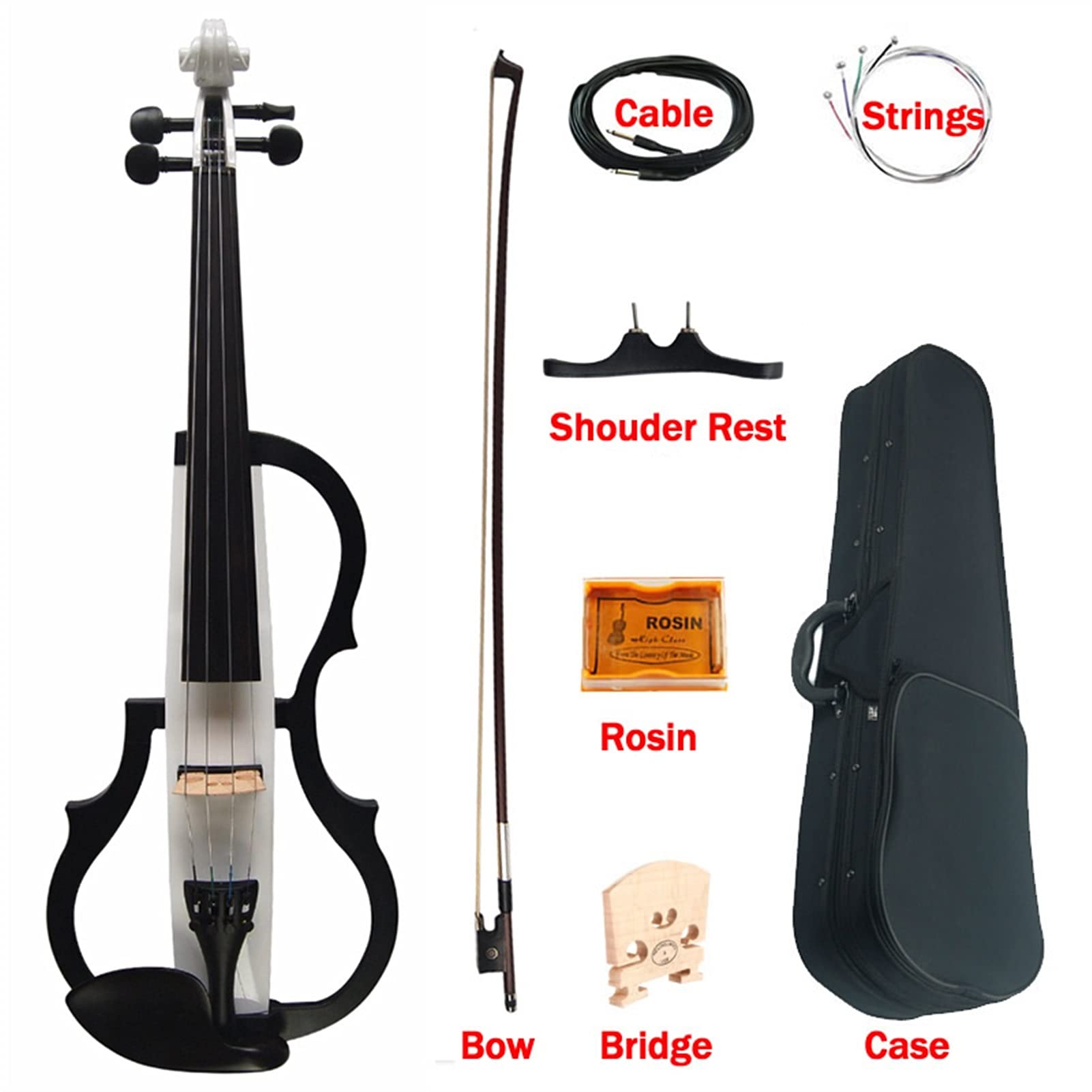 Cordiera Violino Mod. Hill Bosso, Cresta in Ebano - 114mm - Tailpie
