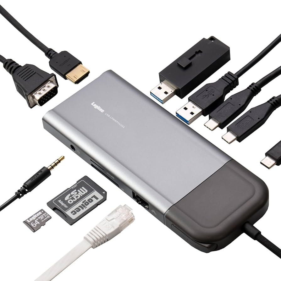 Amazon.co.jp: ロジテック 画面 ON OFF機能搭載 ドッキング