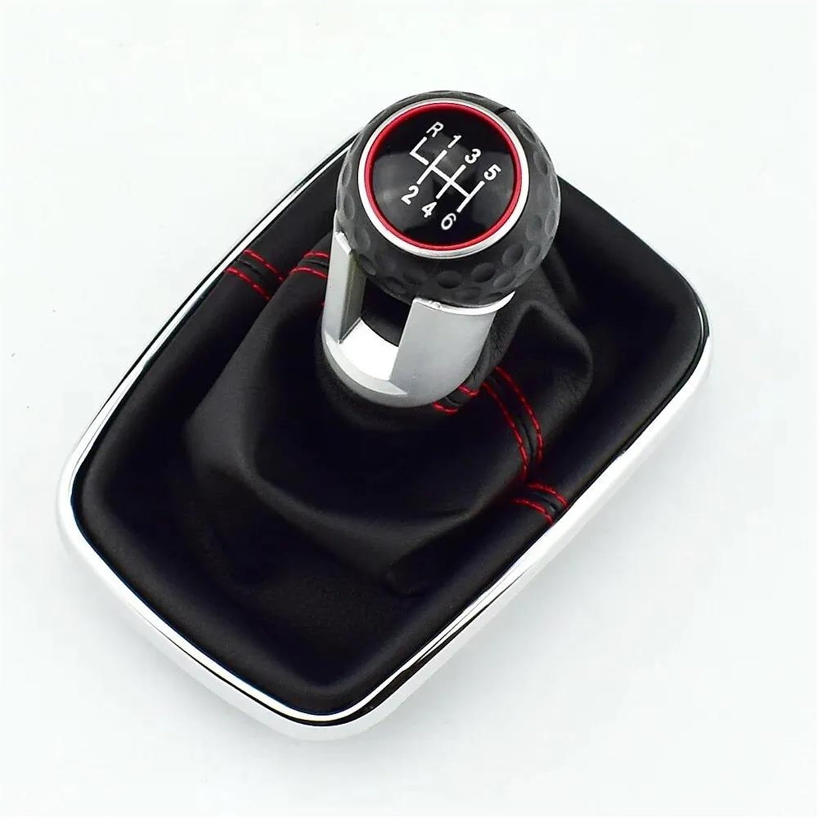 Fsozdbbpl 6 Speed Automotive Parts Car 5/ 12Mm Gear Shift Knob Lever Shifter Gaiter Boot For Golf Gti R32 1999-2005 For Bora Mk4 1999-2004 For Jetta Mk4 1999-2004(6 Speed)
