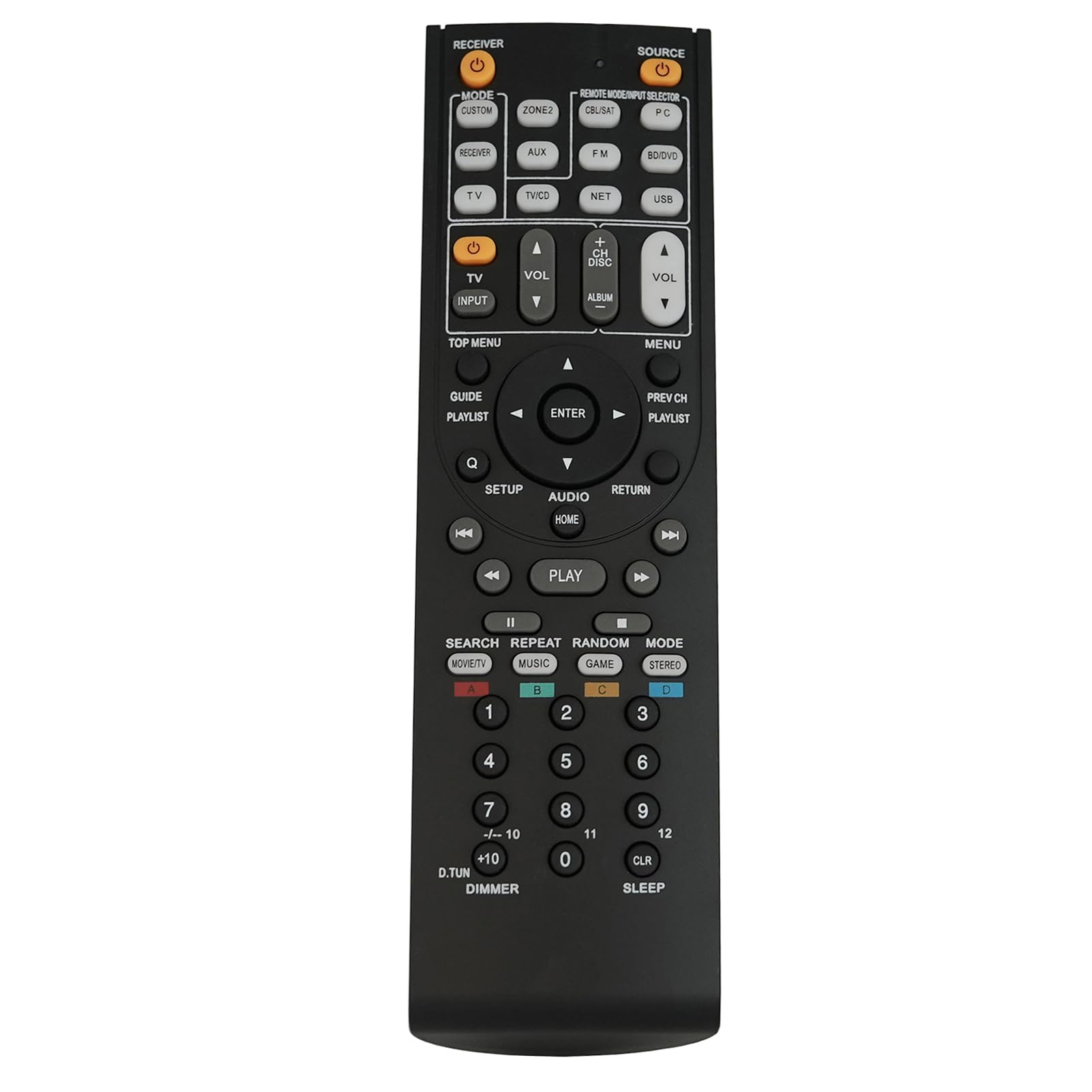 Mando de repuesto Onkyo HT-S3300 arregla botones rotos de receptor AV 8