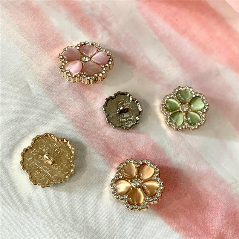 Strass Knopenhoezen - Strass Bloemvormige Decoratie
