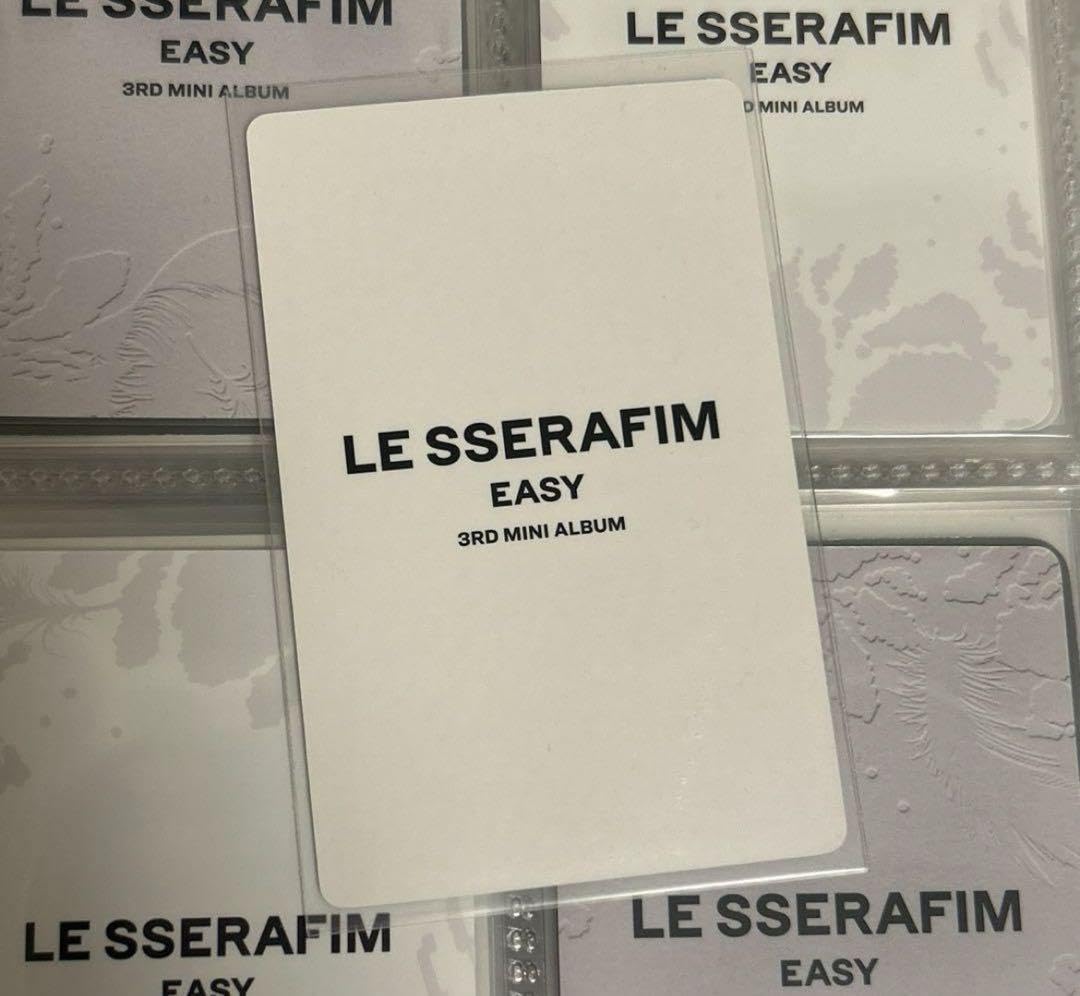 Amazon.co.jp: LESSERAFIM ルセラフィム EASY ウンチェ yzy 中華トレカ