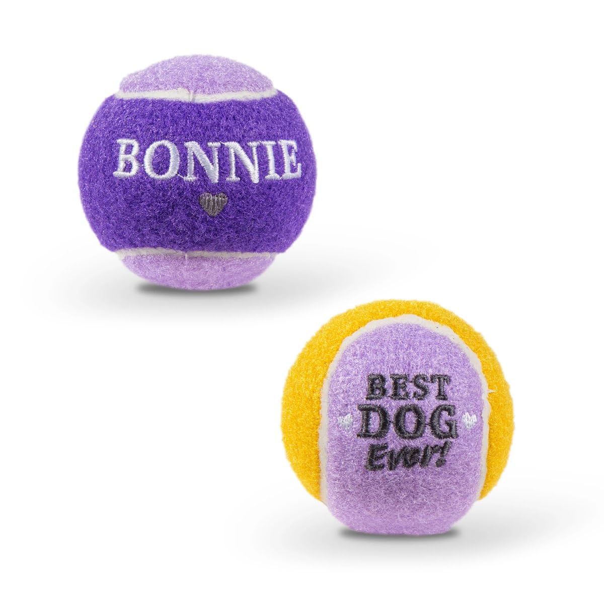 History & Heraldry Personalised Dog Balls – Pet Toy for Fun & Play – Durable, Chew-Resistant Fetch Balls for Small, Medium & Large Dogs (Bonnie)