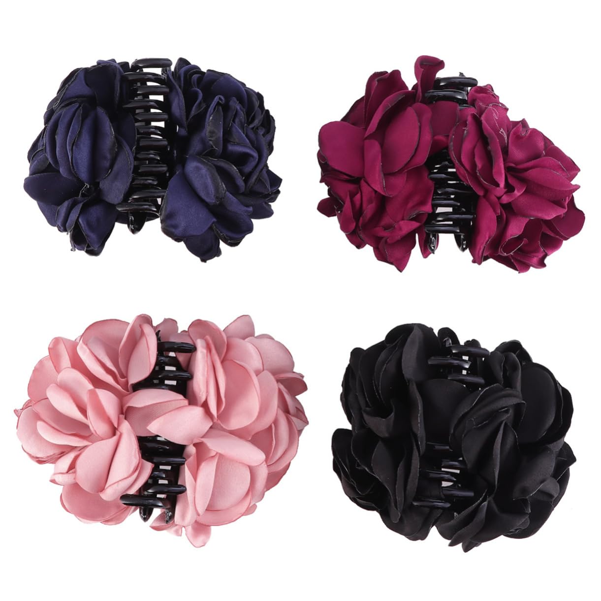 GALPADA 8 Stk Frauenhaarkrallen Bananen-Haarspangen Haarspangen für Damen Haarspange für Frauen graceling Haarklammer Haarnadel Haarspangen für Frauen Rose Acryl Bananenclip Fräulein