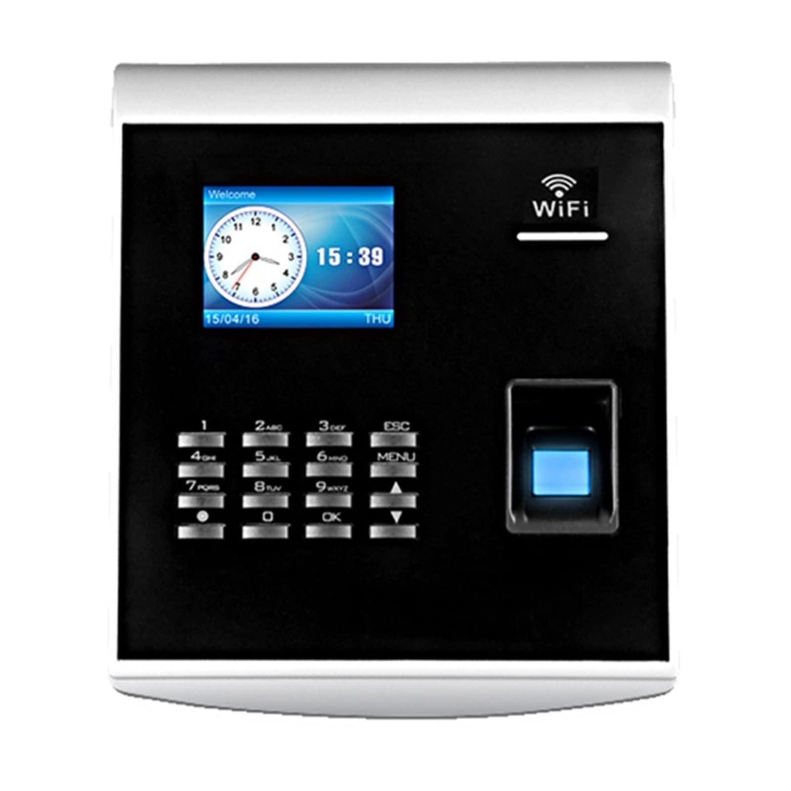 Uhr in Maschine, TM62-WIFI Fingerabdruck-Zeiterfassungsmaschine Smart Time Clock Staff Punch Card Machine